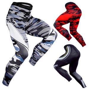Men Casual Quick-Drying Breathable Elastic Slim Camouflage Sports Pants