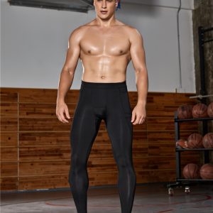 Men Fashion Tight Elastic Quick-Drying Trousers