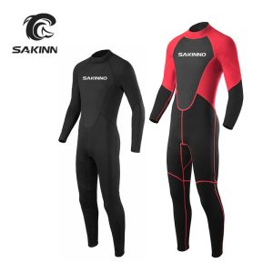 Men 2MM One-Piece Long-Sleeved Quick-Drying Wetsuit