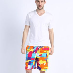 Man's New Arrival Trendy Ink Painting Style Beach Swimming Shorts