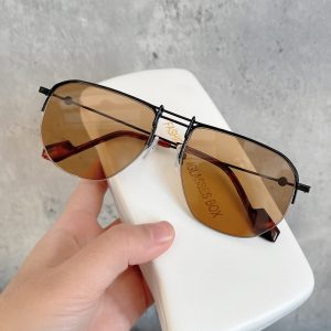Women Fashion Simple Metal Frame Sunglasses