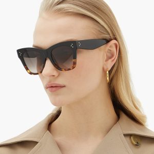 Women Simple Fashion Square Retro Sunglasses