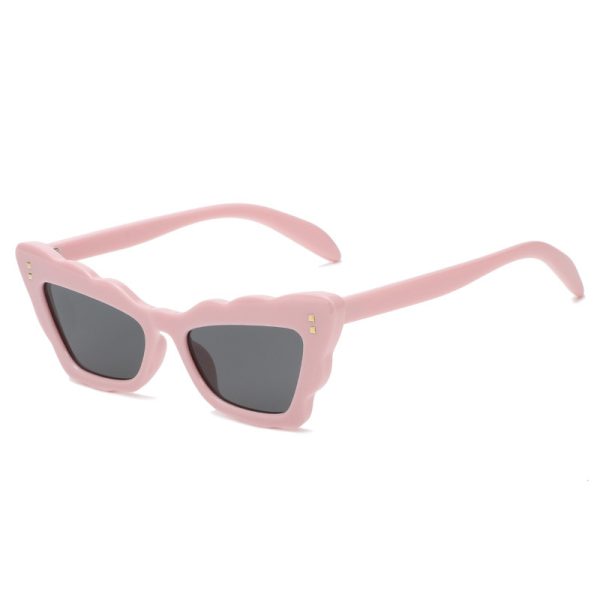 Women Simple Personality Multicolor Small Frame Sunglasses