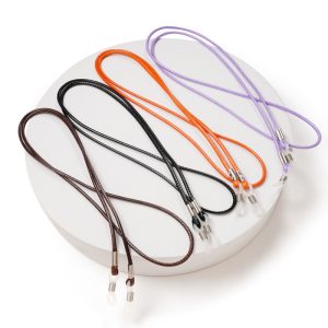 Fashion Solid Color Wax Line Anti-Slip Glasses Lanyard