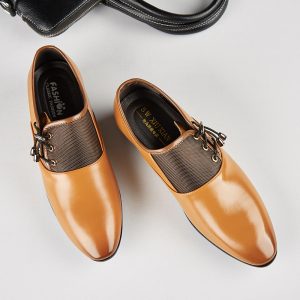 Men Fashion Plus Size Pu Leather Shoes