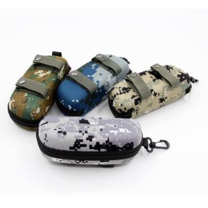 Classic Camouflage Portable Zipper Glasses Case