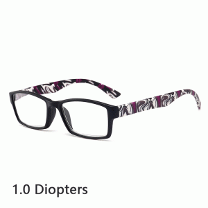 New Design HD Resin Lenses Fashion Unisex Design Square Frame Reading Glasses
