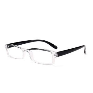 Fashion New Arrival Older People Use Light Weight PC Frame Suqare Semi-Rim Reading Glasses