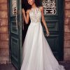 Women Temperament Lace Sleeveless Solid Color Long Dress