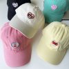 Women Simple Heart Fashion Embroidered Baseball Cap