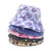 Women Fashion Winter Plush Cartoon Heart Bucket Hat