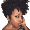 Women'S African Short Curly Afro Full Top Chemical Fiber Wig Headgear