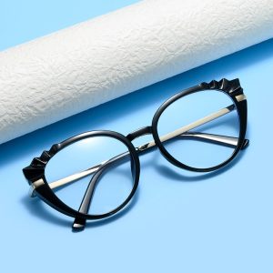 Women Fashion Cat Eye Tr90 Blue Light Blocking Glasses