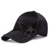 Women'S Fashion Diamond Shiny Butterfly Sunshade Sunscreen Cap