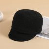 Women Fashion Woolen Equestrian Hat