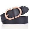 Women Fashion Simple Solid Color Belt