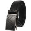 Men Fashion Automatic Buckle Leather Belt