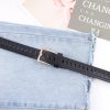 Women'S Simple Fashion Hollow Square Pin Buckle Belt