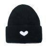 Women Fashion Winter Warm Heart Knitted Beanies Hat