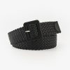 Women'S Fashion Candy Color Square Buckle Braided Wide Belt