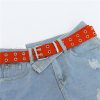 Unisex Fashion Double Layers Buckle Canvas Woven Belt