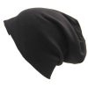 Women Hip- Hop Casual Soild Color Loose Cotton Beanie Hat