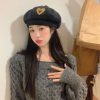 Women Fashion Winter Love Heart Beret