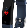 Unisex Fashion Multicolor Blood Pressure Heart Rate Color Screen Smart Watch