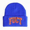 Unisex Autumn/Winter Letter Embroidered Knit Hat