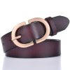 Women Fashion Simple Solid Color Belt