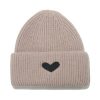 Women Fashion Winter Warm Heart Knitted Beanies Hat