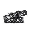 Women Rivets Fashion Hollow Punk Pin Buckle Belt