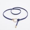 Women Fashion Simple Solid Color Thin Belt