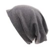 Women Hip- Hop Casual Soild Color Loose Cotton Beanie Hat