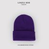 Unisex Fashion Solid Color Knitted Hat