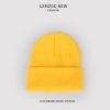 Unisex Fashion Solid Color Knitted Hat