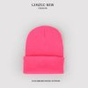 Unisex Fashion Solid Color Knitted Hat