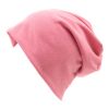 Women Hip- Hop Casual Soild Color Loose Cotton Beanie Hat