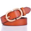 Women Fashion Simple Solid Color Belt