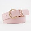 Women'S Casual Fashion Simple Solid Color Pin Buckle Belt