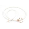 Women'S Simple Round Buckle Braided Thin Belt