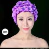 Women Fashion Simple Handmade Floral Swimming Cap