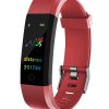 Unisex Fashion Multicolor Blood Pressure Heart Rate Color Screen Smart Watch