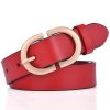 Women Fashion Simple Solid Color Belt