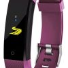 Unisex Fashion Multicolor Blood Pressure Heart Rate Color Screen Smart Watch