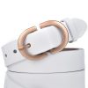 Women Fashion Simple Solid Color Belt