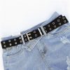 Unisex Fashion Double Layers Buckle Canvas Woven Belt