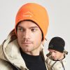 Men Simple Winter Sport Double-Sided Wear Windproof Plush Hat