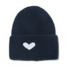 Women Fashion Winter Warm Heart Knitted Beanies Hat