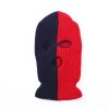 Fashion Colorblock Three Hole Outdoor Warm Knit Pullover Hat